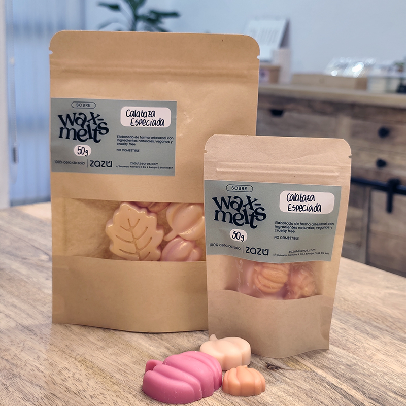 calabaza especiada wax melts