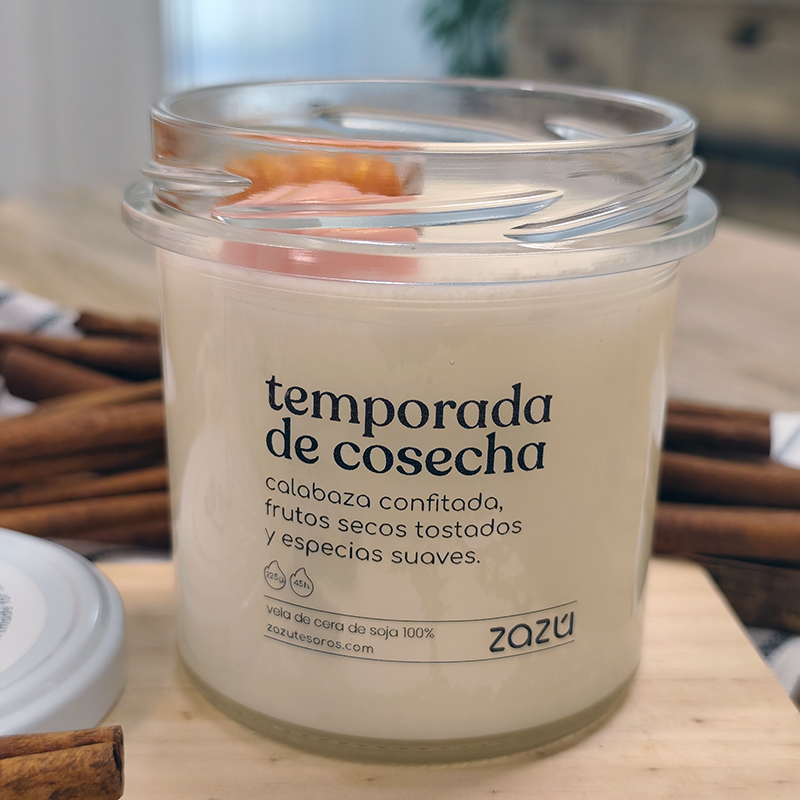 Calabaza Especiada - Vela aromática artesanal